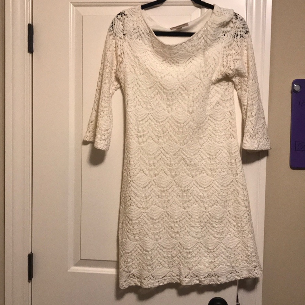 Off white lace dress
